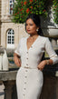 Darcy | Vestido Midi de Punto con Escote en V