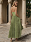 Hayley | Vestido Midi Sin Mangas con Bustier