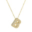 Savannah | Collar de Letra Burbuja con Diamantes