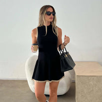 Leah | Vestido Mini Acanalado