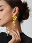 Liana | Pendientes Florales con Flecos