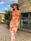 Galilea | Vestido Maxi Floral Tropical