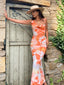 Galilea | Vestido Maxi Floral Tropical