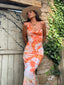 Galilea | Vestido Maxi Floral Tropical