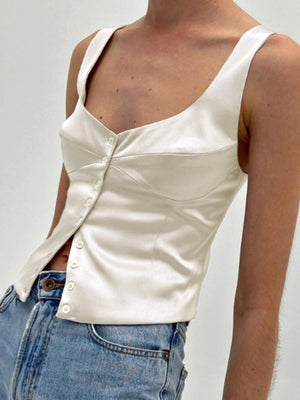 Estelle | Top Sin Mangas Chic