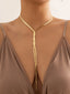 Lilliana | Collar de Borlas con Cadena Retorcida