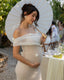 Luana | Vestido Maxi de Maternidad Off-Shoulder
