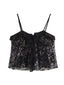 Clarissa | Top Halter de Lentejuelas