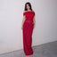 Maisy | Vestido Maxi de Malla con Hombro Descubierto