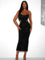 Stormi | Vestido Midi de Lentejuelas Perla