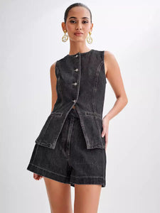 Eden | Conjunto de Denim
