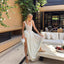 Alessandra | Vestido Maxi Ajustado Sin Espalda con Pliegues