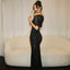 Michaela | Vestido Maxi de Malla Plisada Off-Shoulder para Maternidad