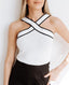 Hannah | Top de Tirantes con Diseño Cruzado
