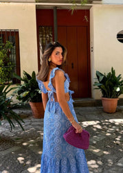 Camila | Vestido Maxi con Volantes