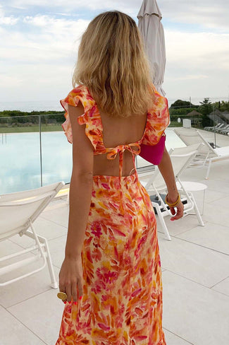 Nova | Vestido Maxi con Volantes
