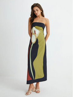 Harper | Vestido Maxi Sin Tirantes