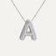 Savannah | Collar de Letra Burbuja con Diamantes
