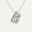 Savannah | Collar de Letra Burbuja con Diamantes