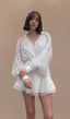 Angelina | Vestido Mini de Manga Farol