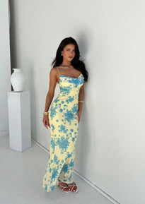 Indie | Vestido Maxi Floral Sin Mangas