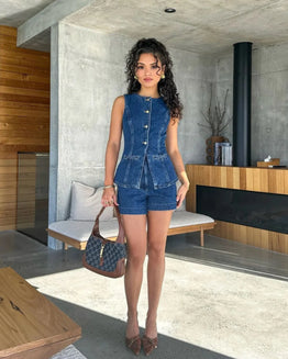 Eden | Conjunto de Denim