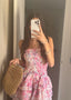 Cecilia | Vestido Floral Sin Tirantes