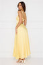 Lucy | Vestido Maxi con Pliegues y Escote en V