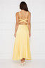 Lucy | Vestido Maxi con Pliegues y Escote en V