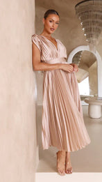 Emma | Vestido Maxi de Escote en V Profundo