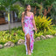 Nylah | Vestido Maxi con Volantes Florales