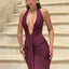 Dalia | Vestido Maxi Plisado Elegante