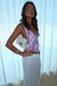 Ivanna | Top Corto con Halter de Lentejuelas