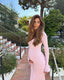 Neoma | Vestido Midi Casual de Maternidad de Manga Larga