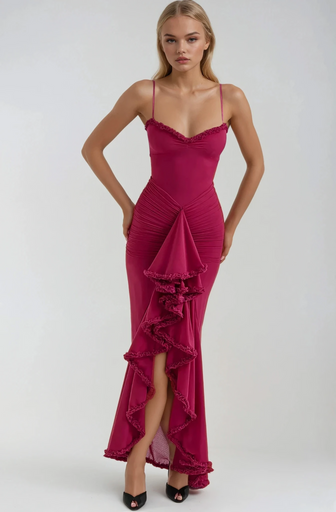 Rubí | Encantador Vestido con Volantes