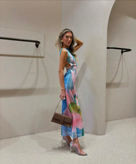 Nola | Vestido Maxi Pastel