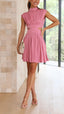Chloe | Vestido Mini de Cuello Alto