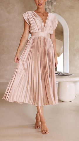 Emma | Vestido Maxi de Escote en V Profundo