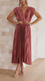 Emma | Vestido Maxi de Escote en V Profundo