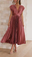 Emma | Vestido Maxi de Escote en V Profundo