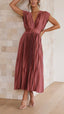 Emma | Vestido Maxi de Escote en V Profundo