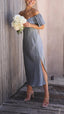 Nalani | Vestido Maxi Off-Shoulder con Mangas de Mariposa