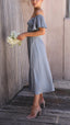 Nalani | Vestido Maxi Off-Shoulder con Mangas de Mariposa