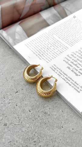 Sloane | Pendientes de Aro Baño de Oro