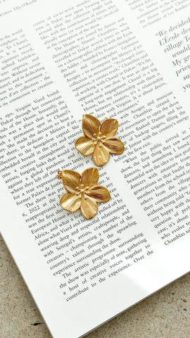 Lexi | Pendientes de Flores Chapados en Oro