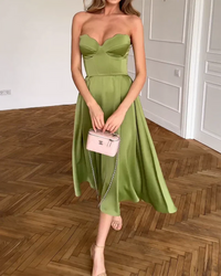 Sabrina | Vestido Elegante Sin Tirantes