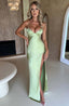 Natalie | Vestido Maxi de Satén
