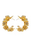Hadley | Pendientes de Diseño Floral en Forma de C