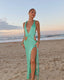 Chandria | Vestido Maxi Trenzado con Abertura