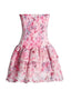 Cecilia | Vestido Floral Sin Tirantes